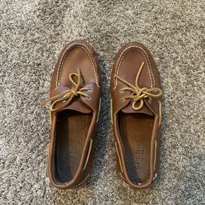 Sperry Men's Tan Leather Boat Shoes